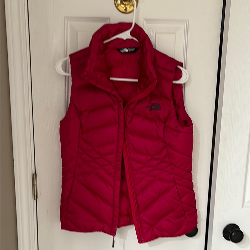 The North Face Pink Puffer Vest